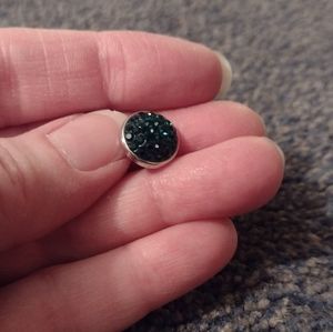 12 mm Green crystal snap